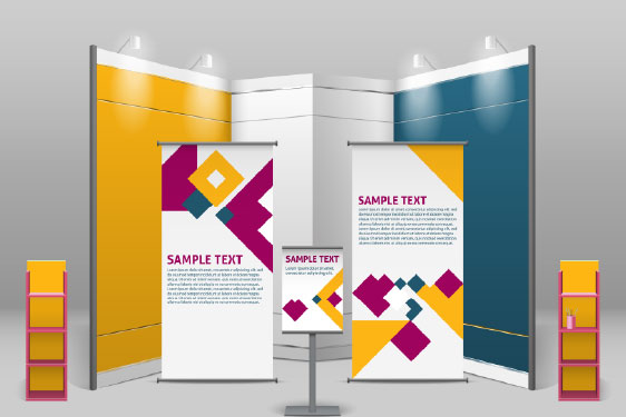 Exhibition display — Heathrow Printers
