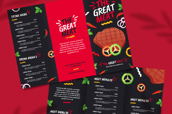 Restaurant menus — Heathrow Printers
