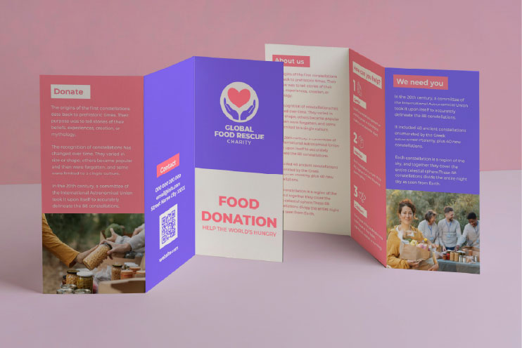 Folded leaflets — Heathrow Printers